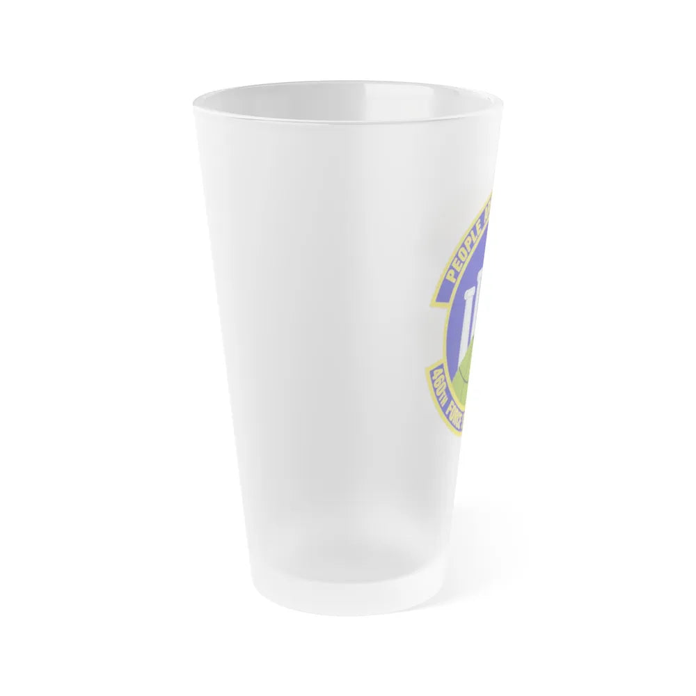 460 Force Support Squadron AFSPC (U.S. Air Force) Frosted Pint Glass 16oz-Go Mug Yourself