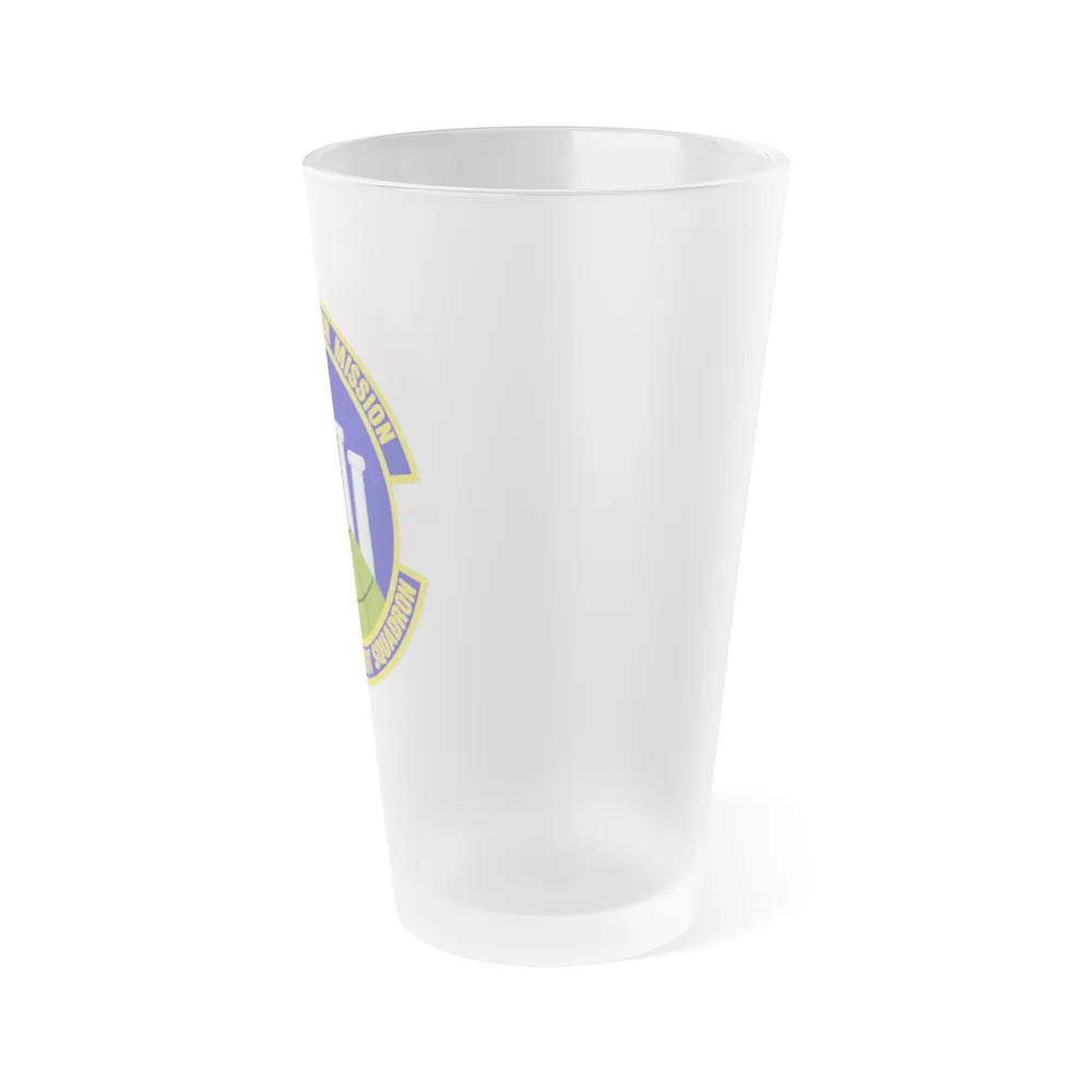 460 Force Support Squadron AFSPC (U.S. Air Force) Frosted Pint Glass 16oz-Go Mug Yourself