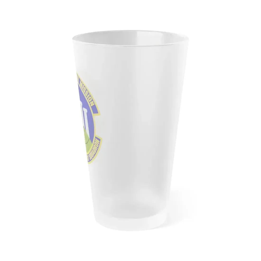 460 Force Support Squadron AFSPC (U.S. Air Force) Frosted Pint Glass 16oz - Go Mug Yourself