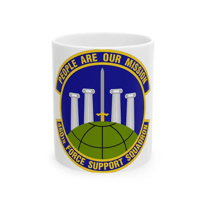 460 Force Support Squadron AFSPC (U.S. Air Force) White Coffee Mug 11oz - Go Mug Yourself