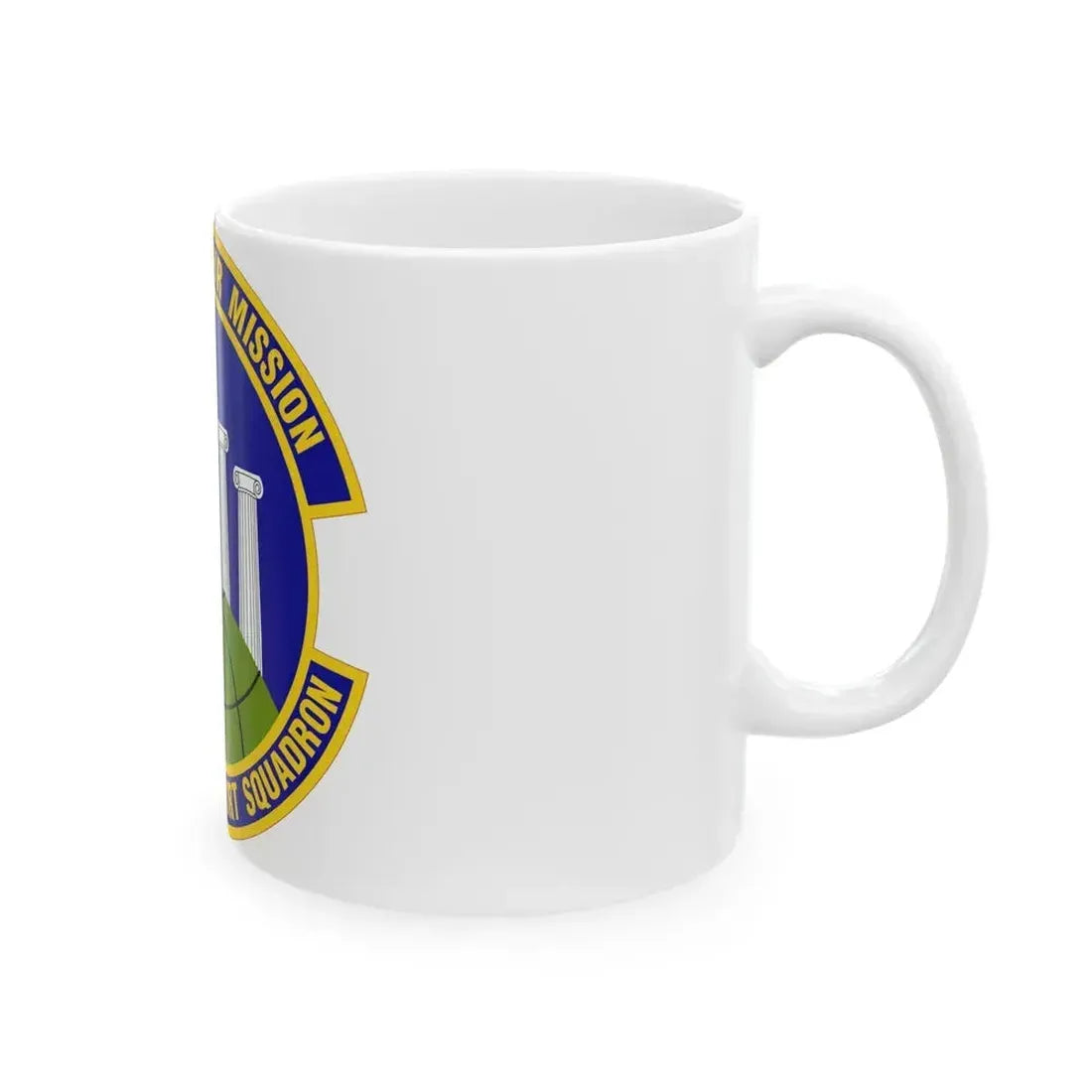 460 Force Support Squadron AFSPC (U.S. Air Force) White Coffee Mug - Go Mug Yourself