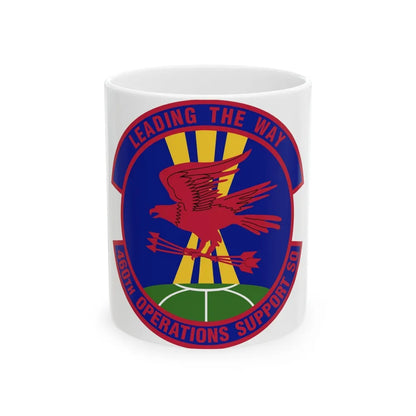 460 Operations Support Squadron USSF (U.S. Air Force) White Coffee Mug-11oz-Go Mug Yourself