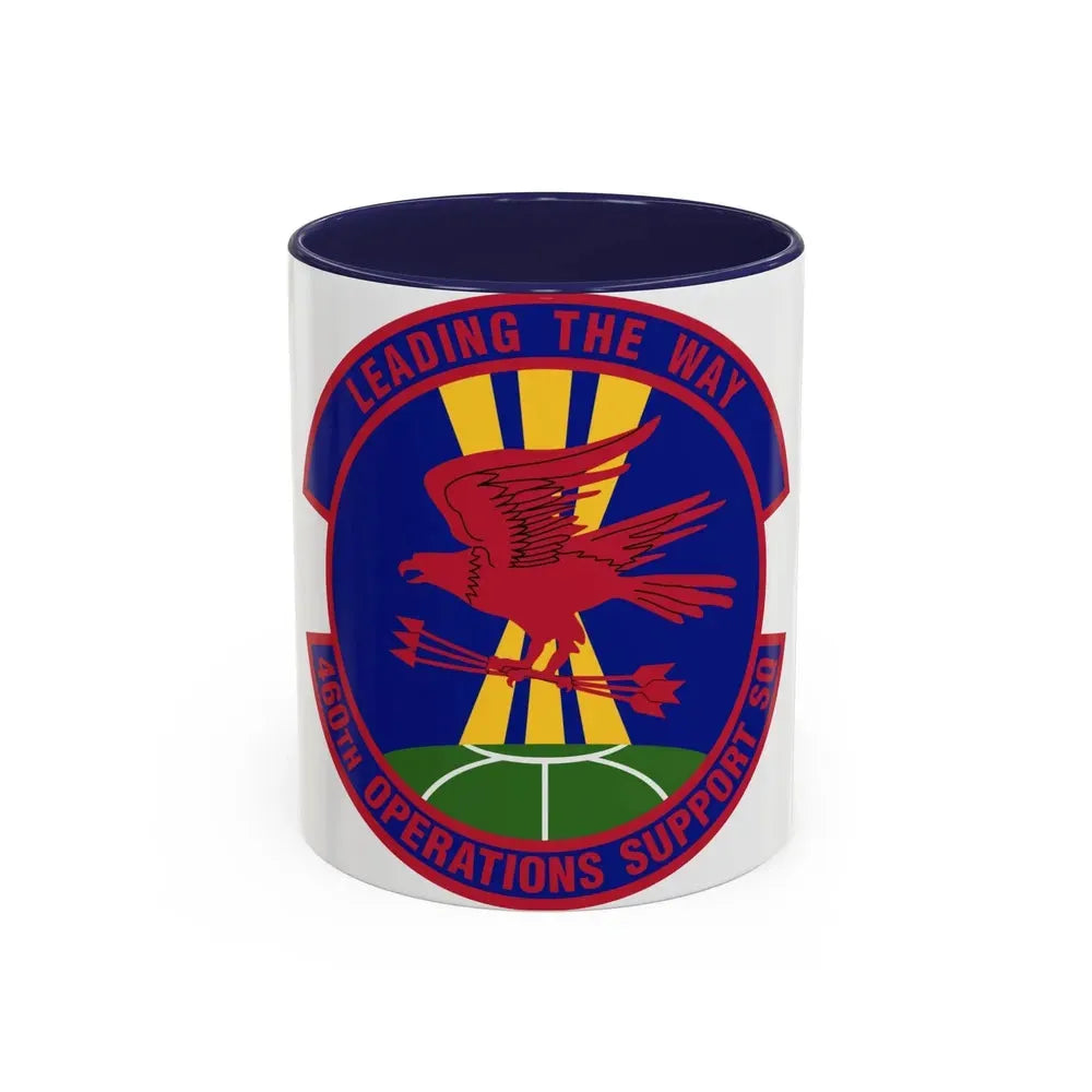 460 Operations Support Squadron USSF (U.S. Air Force) Accent Coffee Mug 11oz Navy - Go Mug Yourself