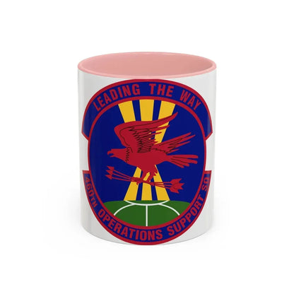 460 Operations Support Squadron USSF (U.S. Air Force) Accent Coffee Mug 11oz Pink - Go Mug Yourself