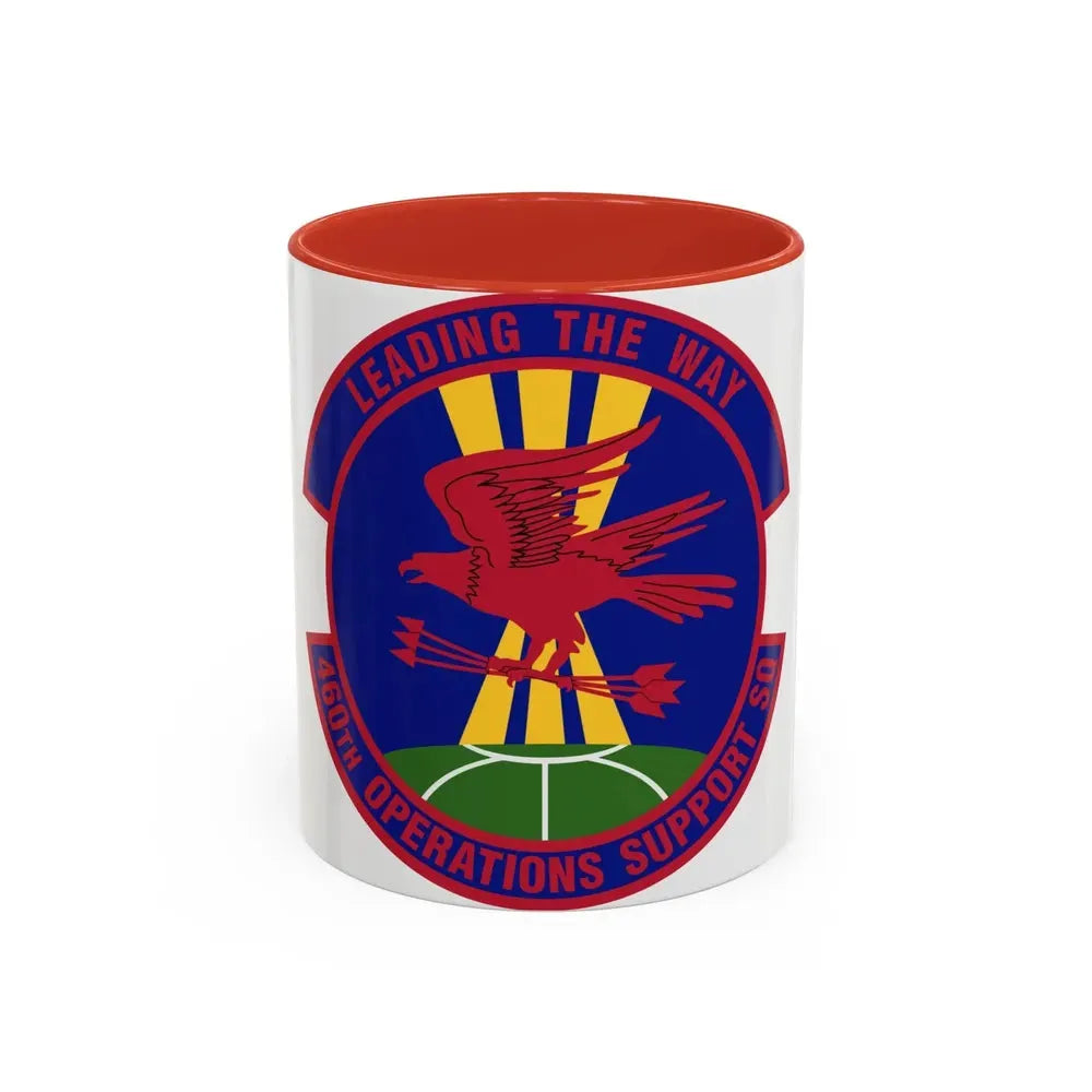 460 Operations Support Squadron USSF (U.S. Air Force) Accent Coffee Mug 11oz Red - Go Mug Yourself