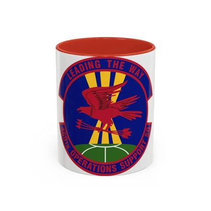 460 Operations Support Squadron USSF (U.S. Air Force) Accent Coffee Mug 11oz Red - Go Mug Yourself