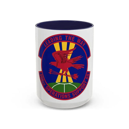 460 Operations Support Squadron USSF (U.S. Air Force) Accent Coffee Mug 15oz Navy - Go Mug Yourself