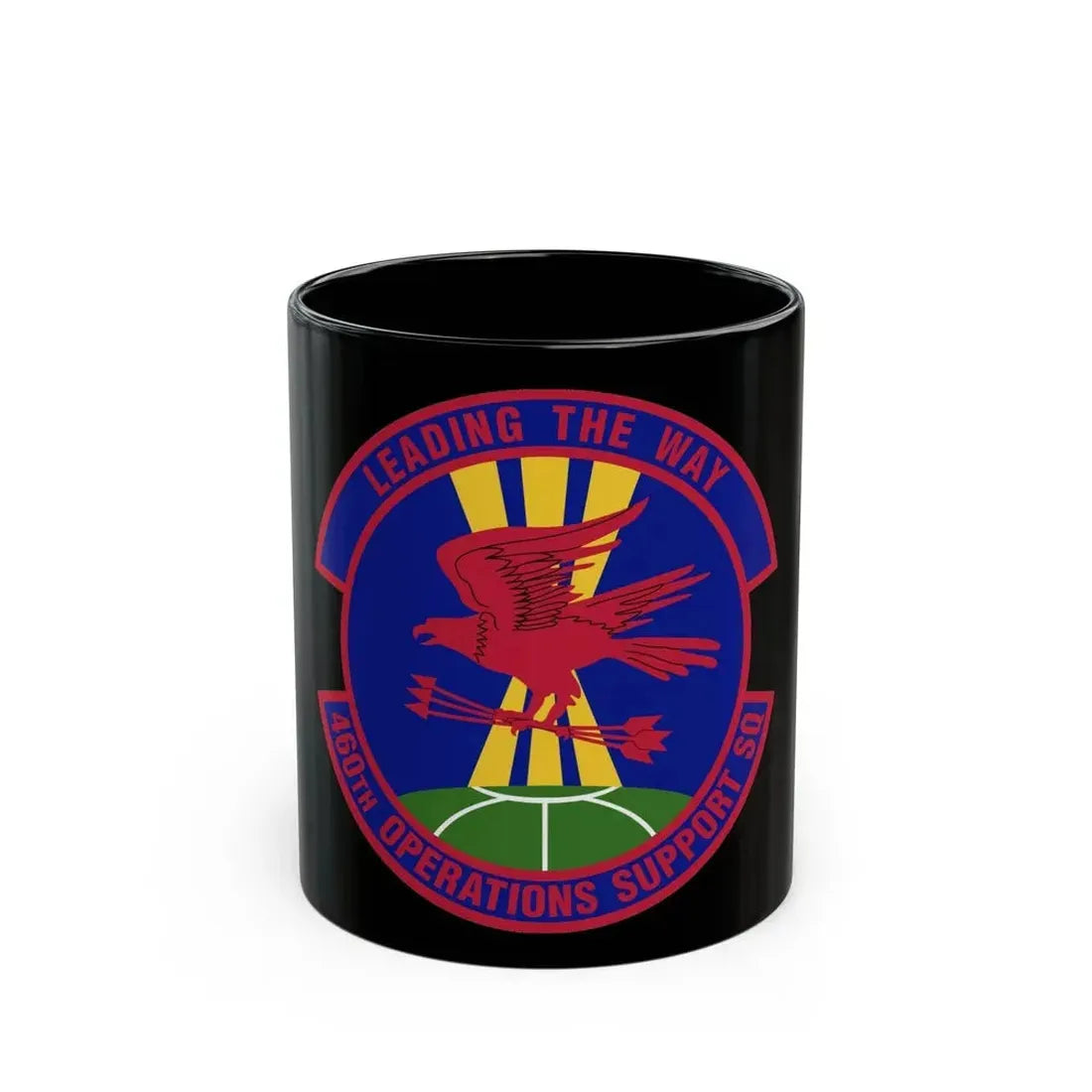 460 Operations Support Squadron USSF (U.S. Air Force) Black Coffee Mug 11oz - Go Mug Yourself