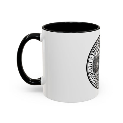 Seal of Holyoke Massachusetts - Accent Coffee Mug