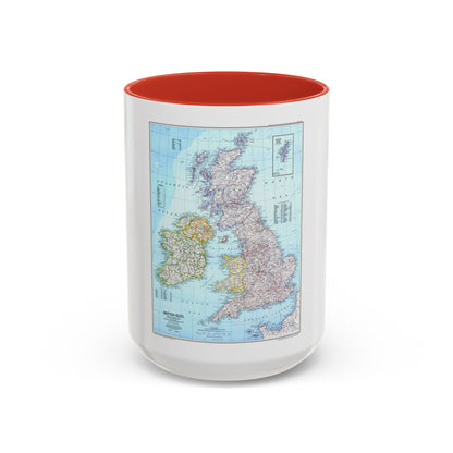 British Isles (1979) (Map) Accent Coffee Mug