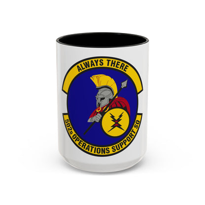 502d Operations Support Squadron (U.S. Air Force) Accent Coffee Mug