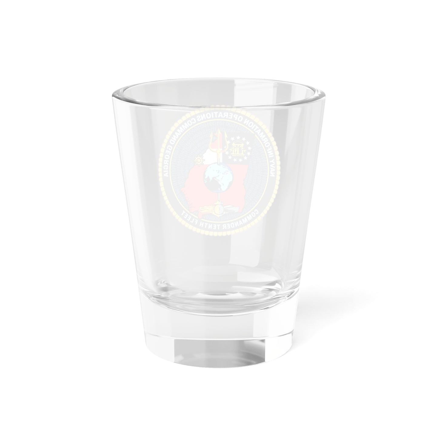 NIOC Georgia Commander Tenth Fleet (U.S. Navy) Shot Glass 1.5oz