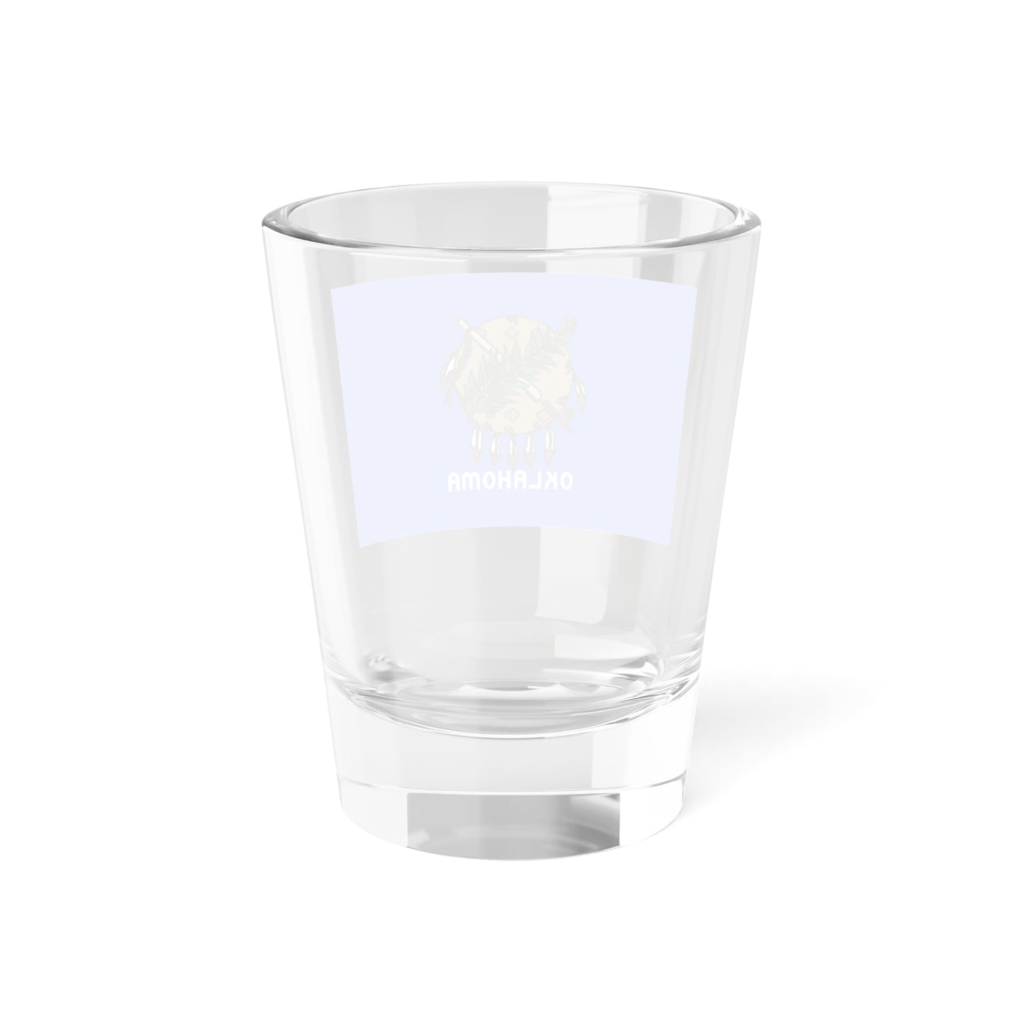 Flag of Oklahoma 1988-2006 unofficial (United States) Shot Glass 1.5oz