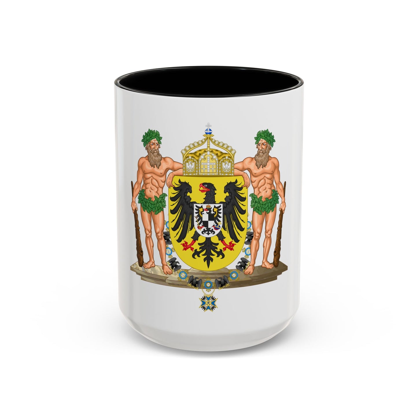 Middle imperial coat of arms of Germany - Accent Coffee Mug