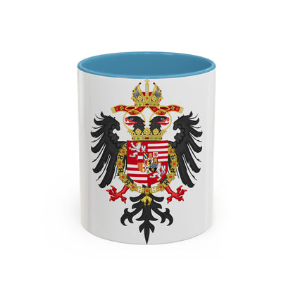 Greater Coat of Arms of Ferdinand I, Holy Roman Emperor - Accent Coffee Mug