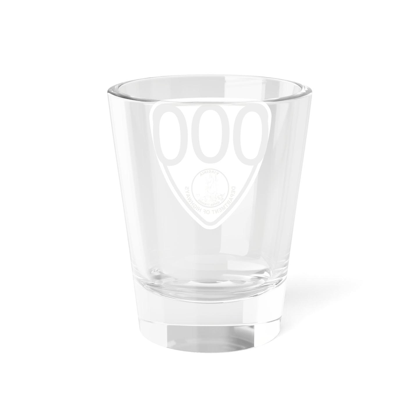 Virginia 000 1924 template (Virginia) (Road Sign) Shot Glass 1.5oz