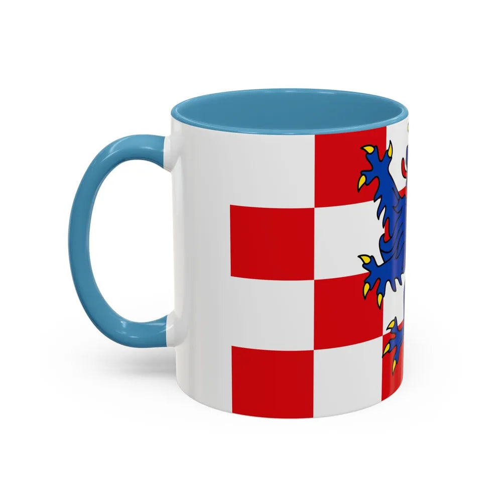 Flag of Birkenfeld Germany - Accent Coffee Mug-Go Mug Yourself