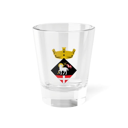 Escut dAiguaviva (Spain) (Coat of Arms) Shot Glass 1.5oz