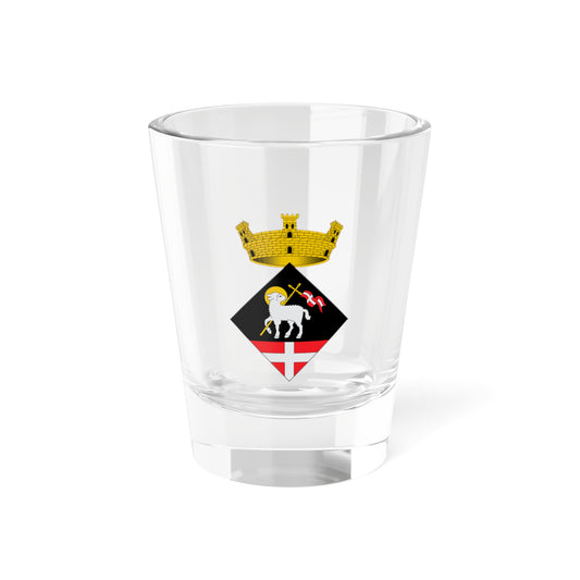 Escut dAiguaviva (Spain) (Coat of Arms) Shot Glass 1.5oz