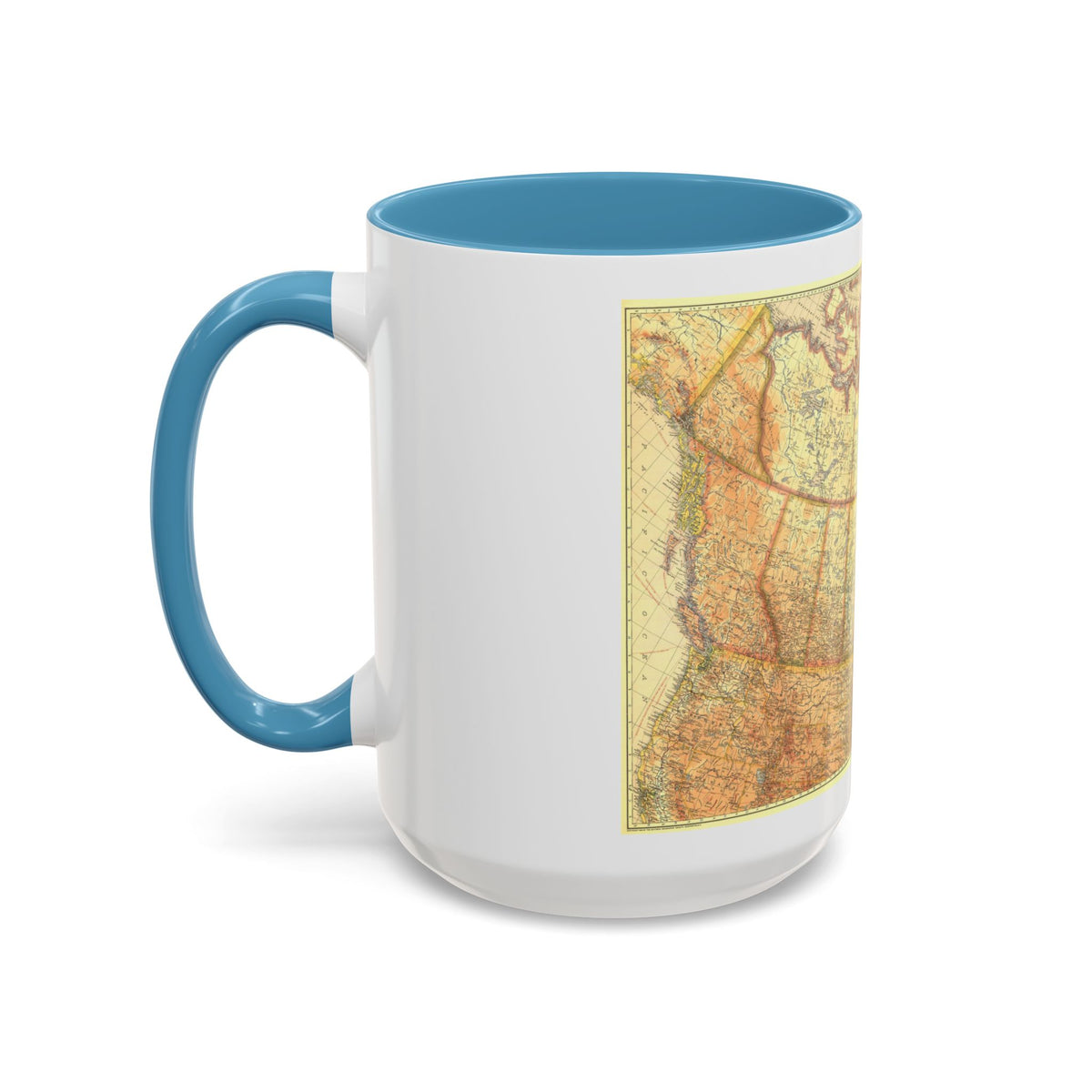 Canada (1936) (Map) Accent Coffee Mug
