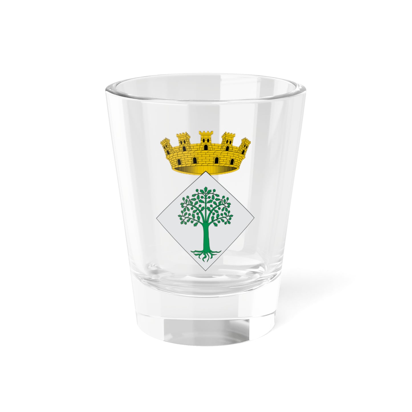 Escut dAlcarràs (Spain) (Coat of Arms) Shot Glass 1.5oz
