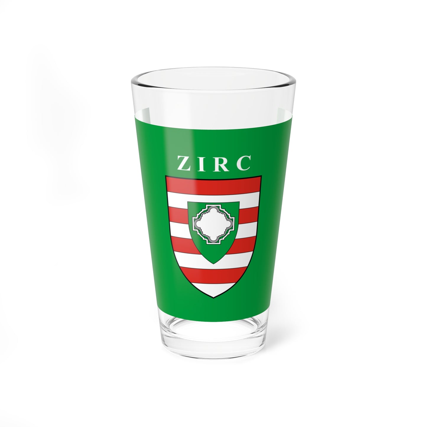 Flag of Zirc (Hungary) Pint Glass 16oz
