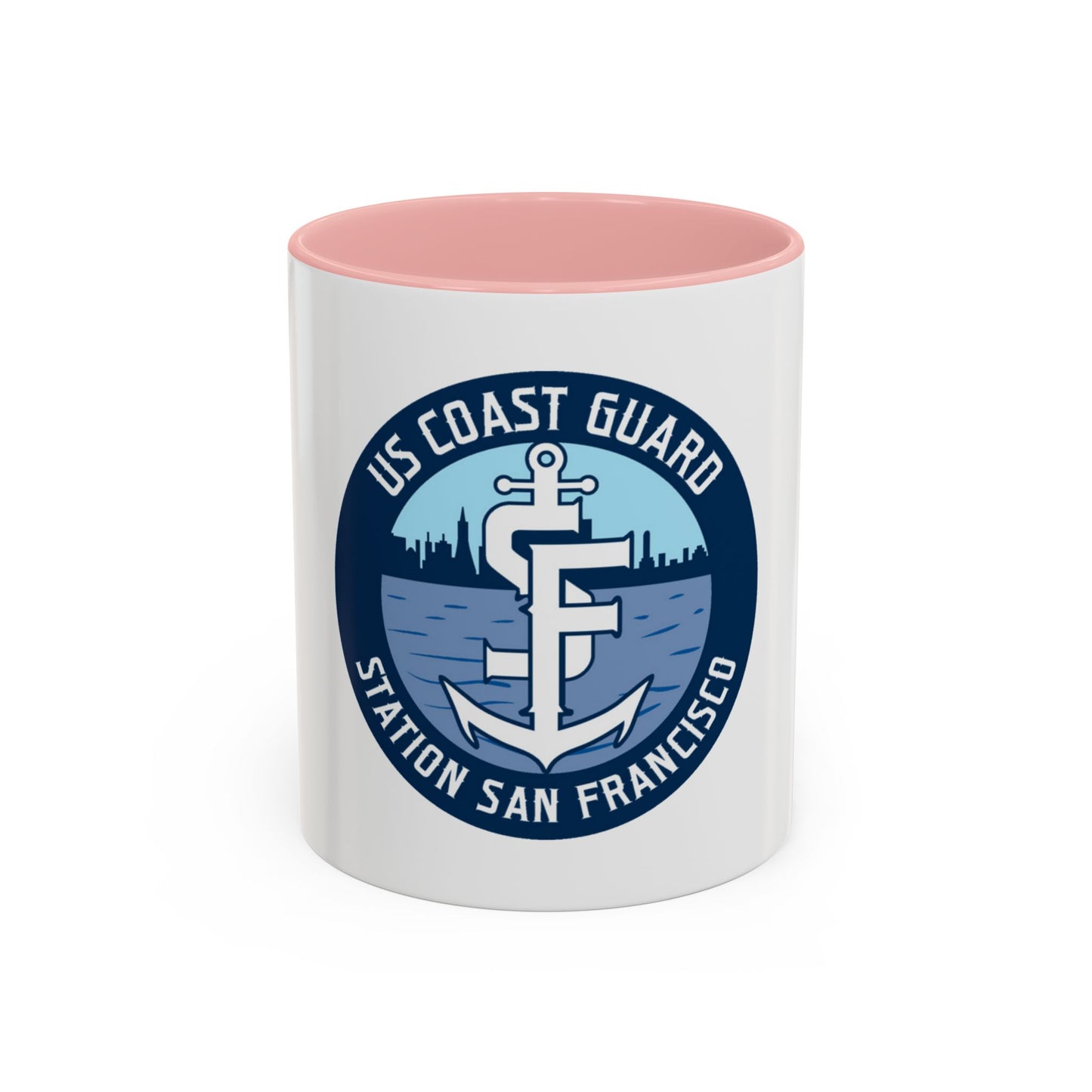 USCG Station San Francisco (U.S. Coast Guard) Accent Coffee Mug