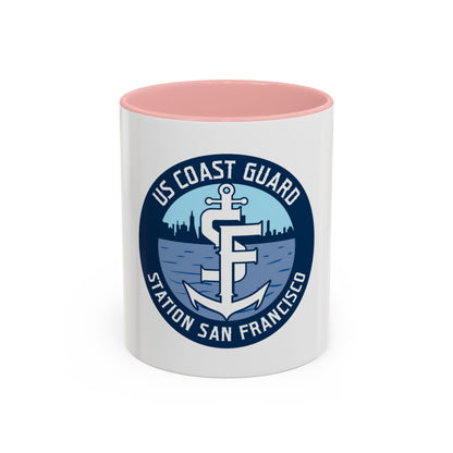 USCG Station San Francisco (U.S. Coast Guard) Accent Coffee Mug