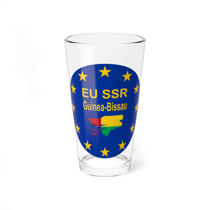EU SSR Guinea-Bissau logo (Guinea) Pint Glass 16oz