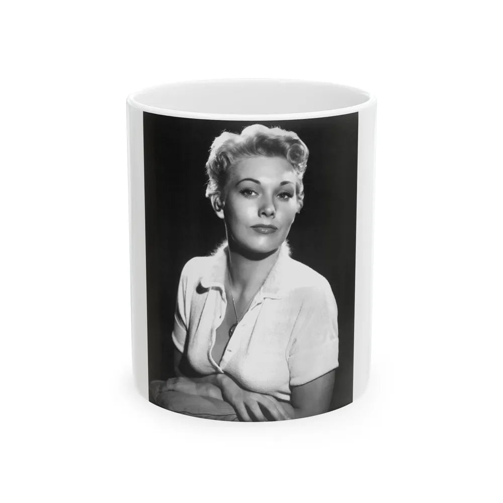 Kim Novak #298 (Vintage Female Icon) White Coffee Mug-11oz-Go Mug Yourself