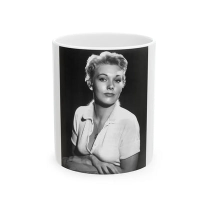 Kim Novak #298 (Vintage Female Icon) White Coffee Mug-11oz-Go Mug Yourself