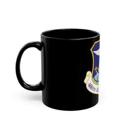 460th Air Base Wing (U.S. Air Force) Black Coffee Mug-Go Mug Yourself