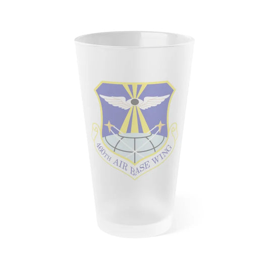 460th Air Base Wing (U.S. Air Force) Frosted Pint Glass 16oz-Go Mug Yourself