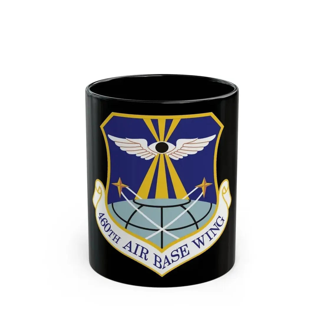 460th Air Base Wing (U.S. Air Force) Black Coffee Mug 11oz - Go Mug Yourself
