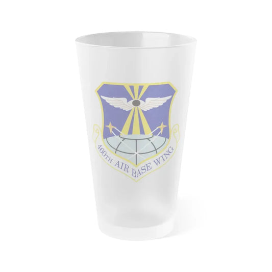 460th Air Base Wing (U.S. Air Force) Frosted Pint Glass 16oz Default Title - Go Mug Yourself
