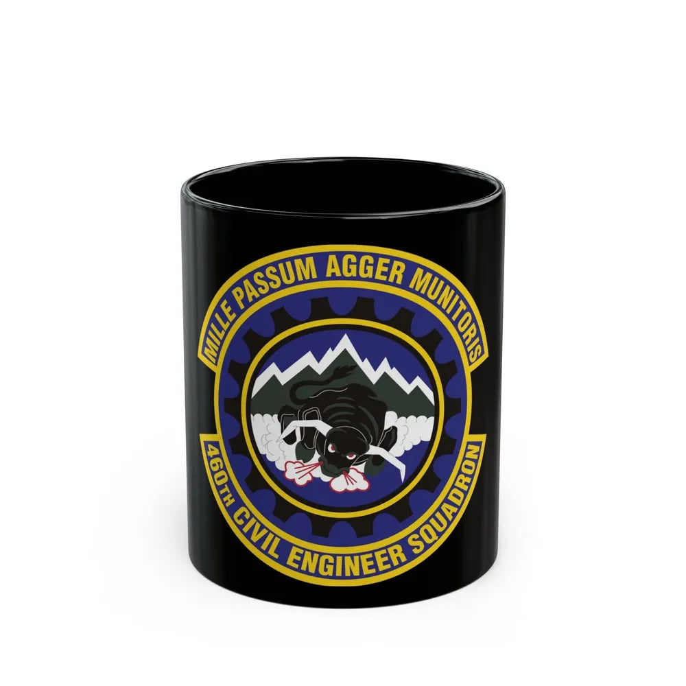 460th Civil Engineer Squadron (U.S. Air Force) Black Coffee Mug-11oz-Go Mug Yourself