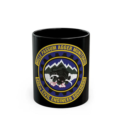 460th Civil Engineer Squadron (U.S. Air Force) Black Coffee Mug 11oz - Go Mug Yourself