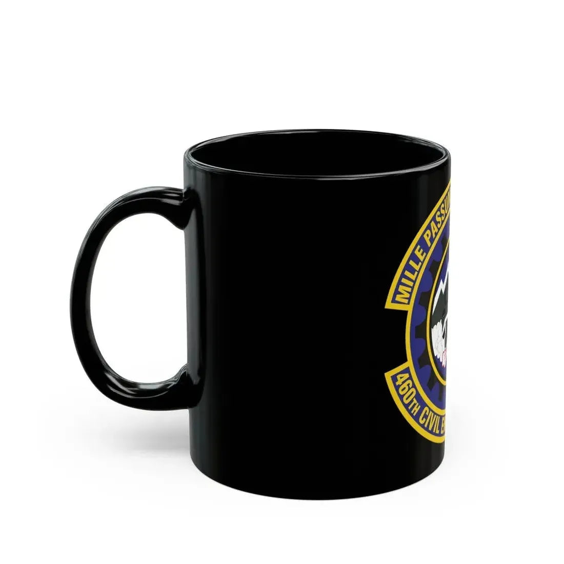 460th Civil Engineer Squadron (U.S. Air Force) Black Coffee Mug - Go Mug Yourself