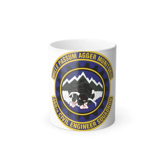 460th Civil Engineer Squadron (U.S. Air Force) Color Changing Coffee Mug 11oz - Go Mug Yourself