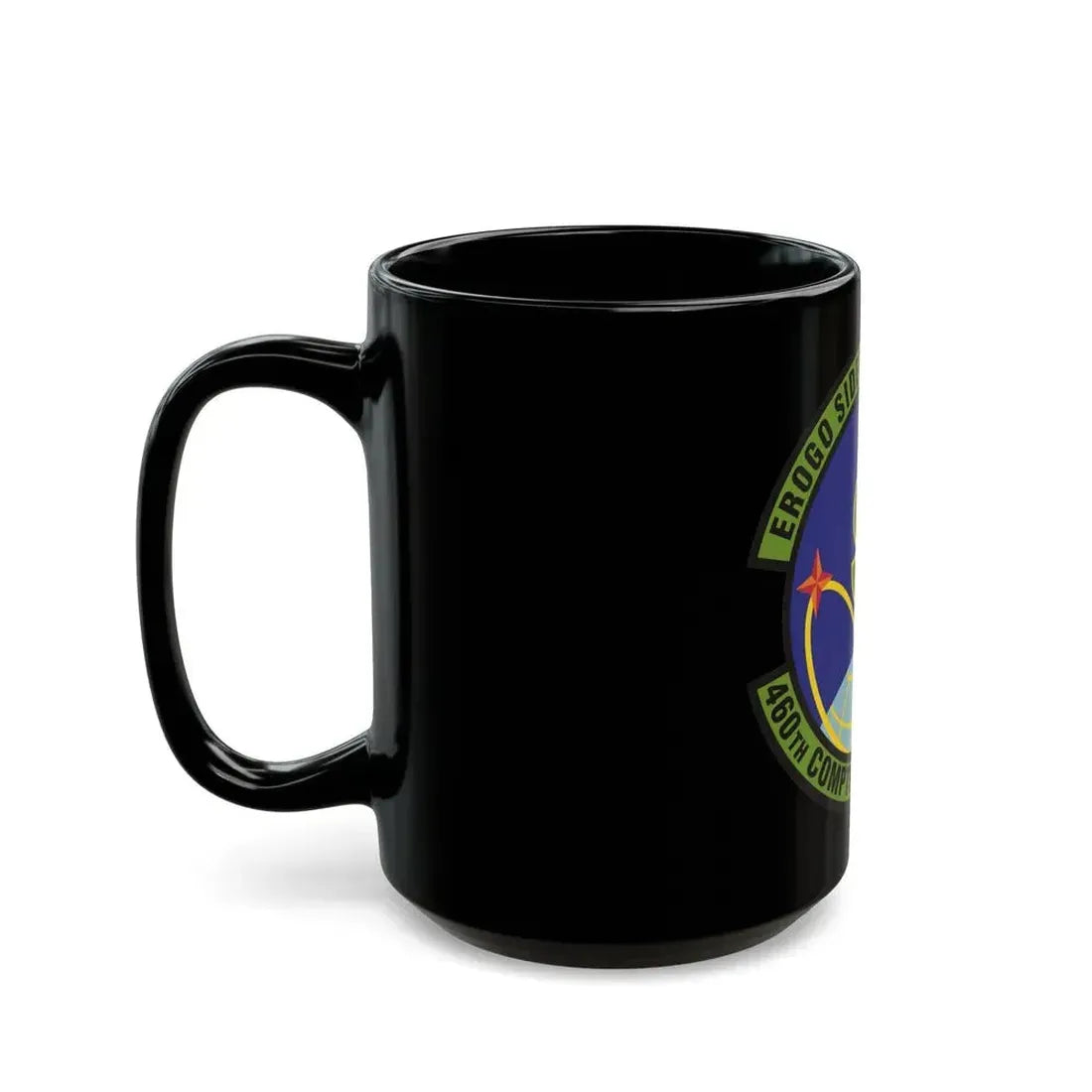 460th Comptroller Squadron (U.S. Air Force) Black Coffee Mug - Go Mug Yourself