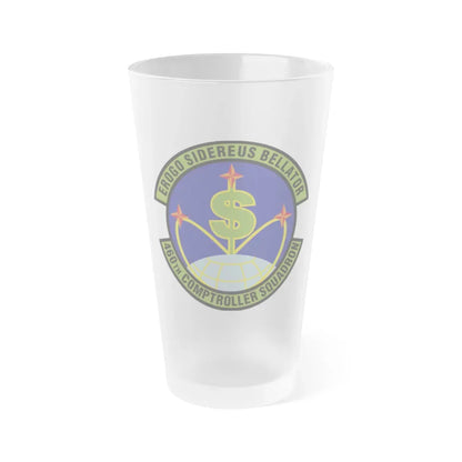 460th Comptroller Squadron (U.S. Air Force) Frosted Pint Glass 16oz Default Title - Go Mug Yourself