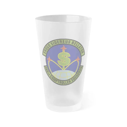460th Comptroller Squadron (U.S. Air Force) Frosted Pint Glass 16oz Default Title - Go Mug Yourself