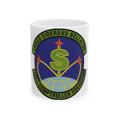 460th Comptroller Squadron (U.S. Air Force) White Coffee Mug 11oz - Go Mug Yourself