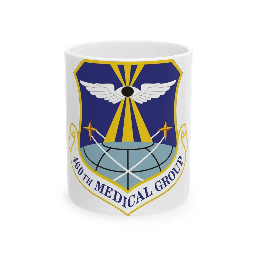 460th Medical Group (U.S. Air Force) White Coffee Mug-11oz-Go Mug Yourself