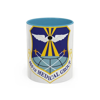 460th Medical Group (U.S. Air Force) Accent Coffee Mug 11oz Light Blue - Go Mug Yourself