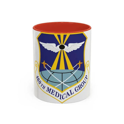 460th Medical Group (U.S. Air Force) Accent Coffee Mug 11oz Red - Go Mug Yourself