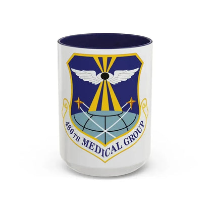 460th Medical Group (U.S. Air Force) Accent Coffee Mug 15oz Navy - Go Mug Yourself