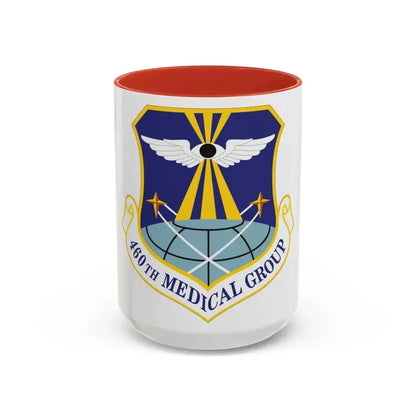 460th Medical Group (U.S. Air Force) Accent Coffee Mug 15oz Red - Go Mug Yourself