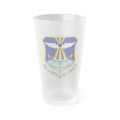 460th Medical Group (U.S. Air Force) Frosted Pint Glass 16oz Default Title - Go Mug Yourself