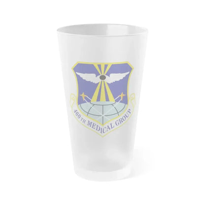 460th Medical Group (U.S. Air Force) Frosted Pint Glass 16oz Default Title - Go Mug Yourself